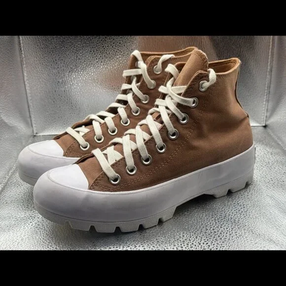 Size 8.5 - Converse Chuck Taylor All Star Lugged Mineral Clay‎ A02565C Women's - Picture 6 of 12